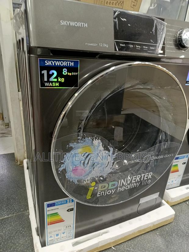Skyworth Front Load 12/8kgs Wash and Dry Washer