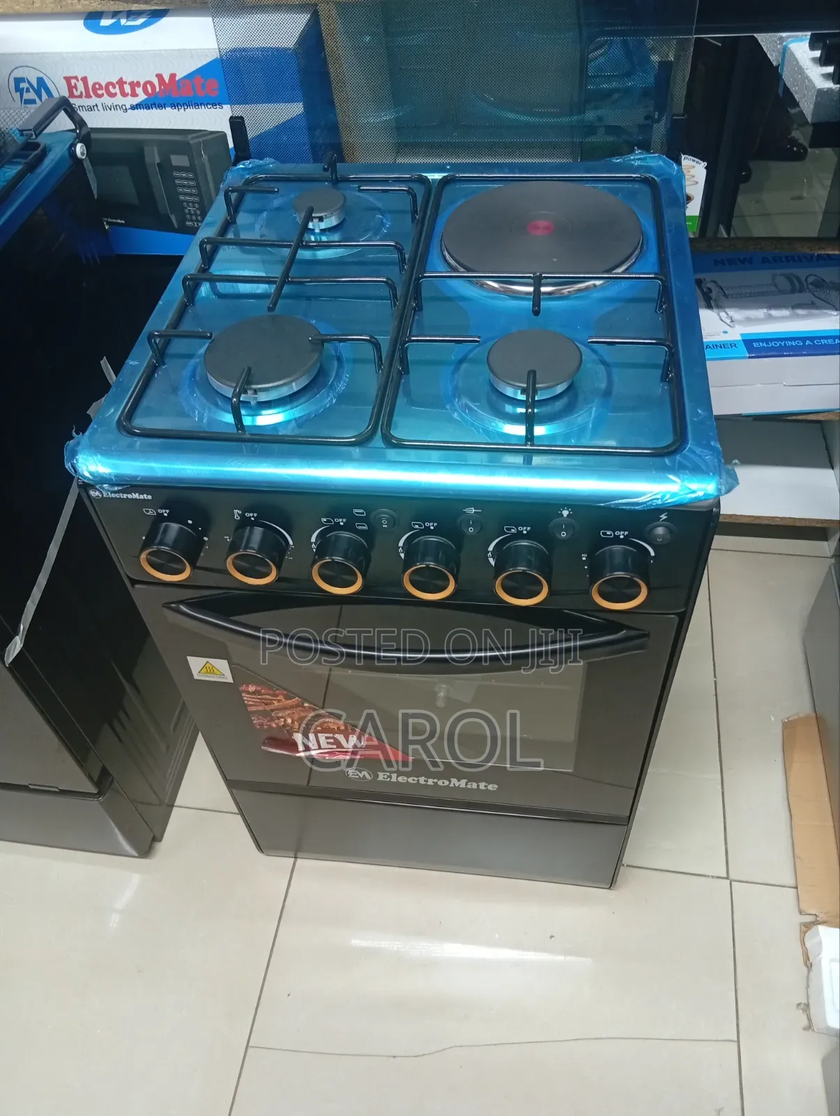 3 Gas and 1 Rapid Electric Plate