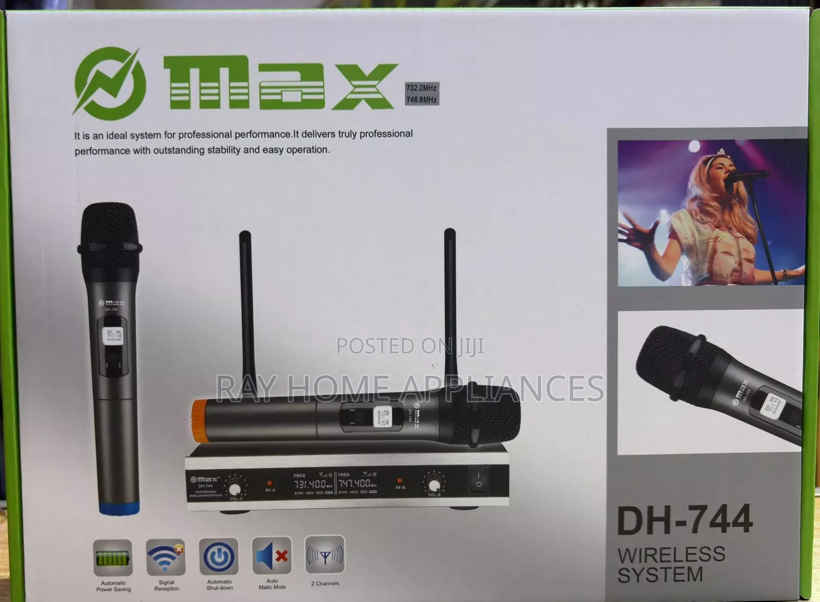 Max 744 Microphone Wireless System