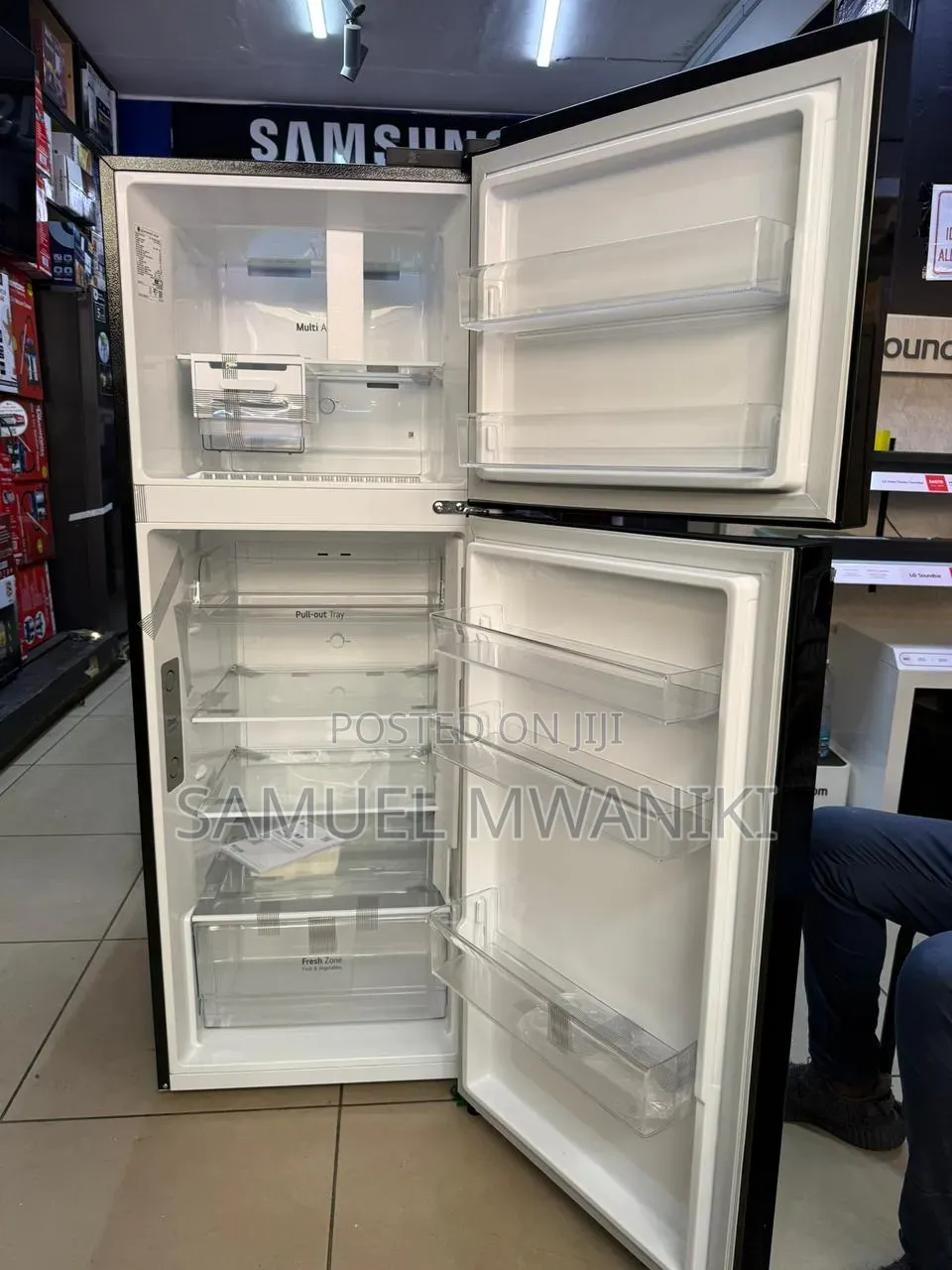 Lg 315l Top Mount Freezer Double Door Fridge
No Frost New Model