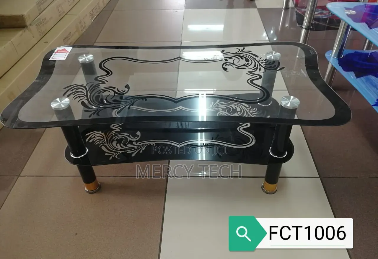 Executive Glass Coffee Table Black(Fct1006)