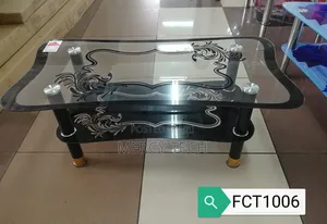 Executive Glass Coffee Table Black(Fct1006)