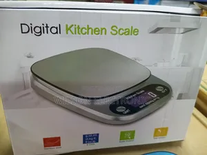 Digital Silver Kitchen Scale. 10kg
