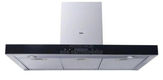 , 90cm Kitchen Chimney Hood – Black Grey