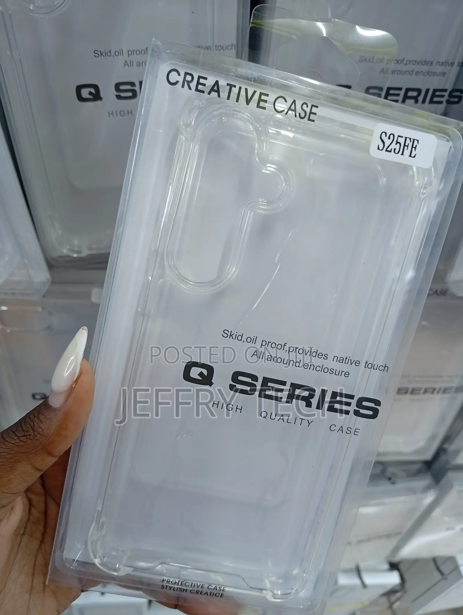 Samsung Galaxy S25 Fe Crystal-Clear Finish Case