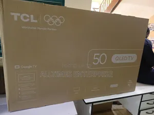 50 Inches TCL Qled Frameless Tv Googlecast Netflix Bluetooth Youtube
