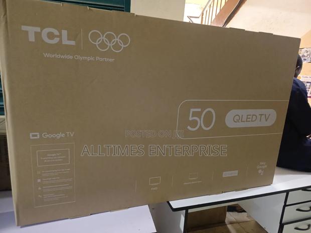 50 Inches TCL Qled Frameless Tv Googlecast Netflix Bluetooth Youtube