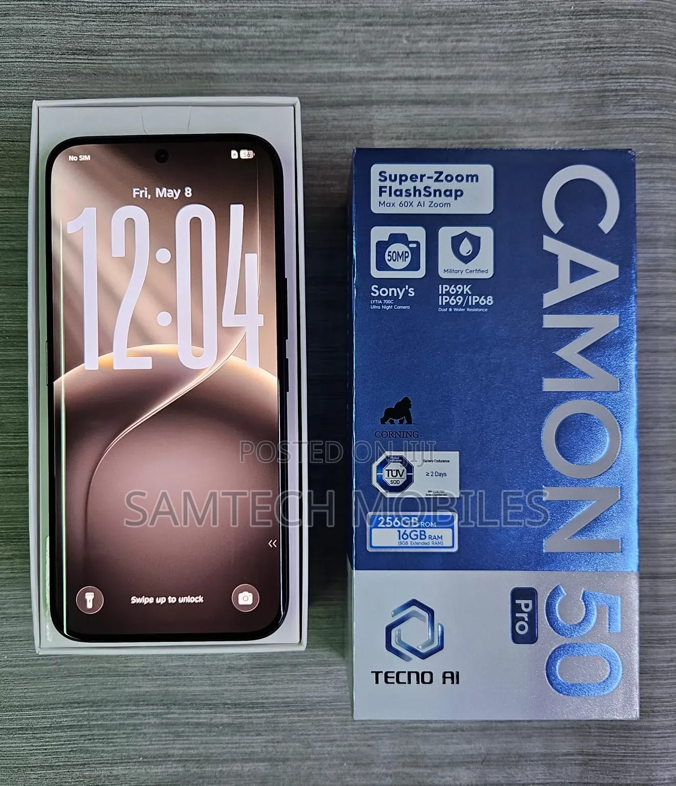 Tecno Camon 50 Pro 256 GB Green