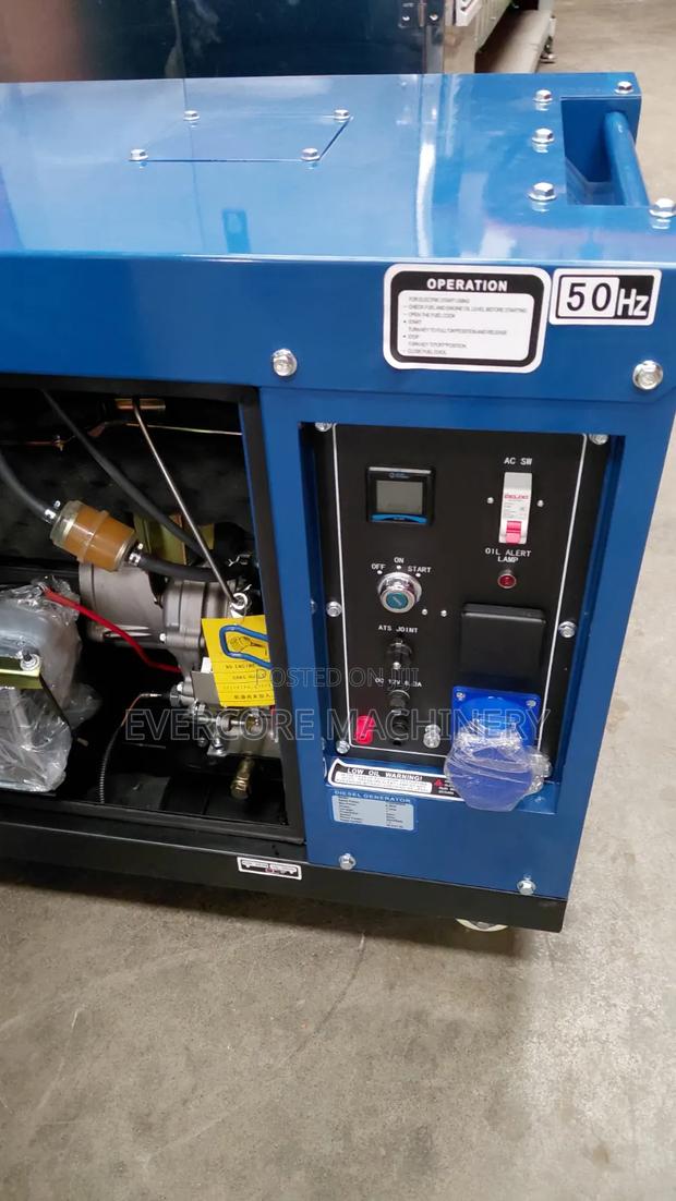 Tlac 10kva Diesel Silent Generator Single Phase Output. - thumbnail 3