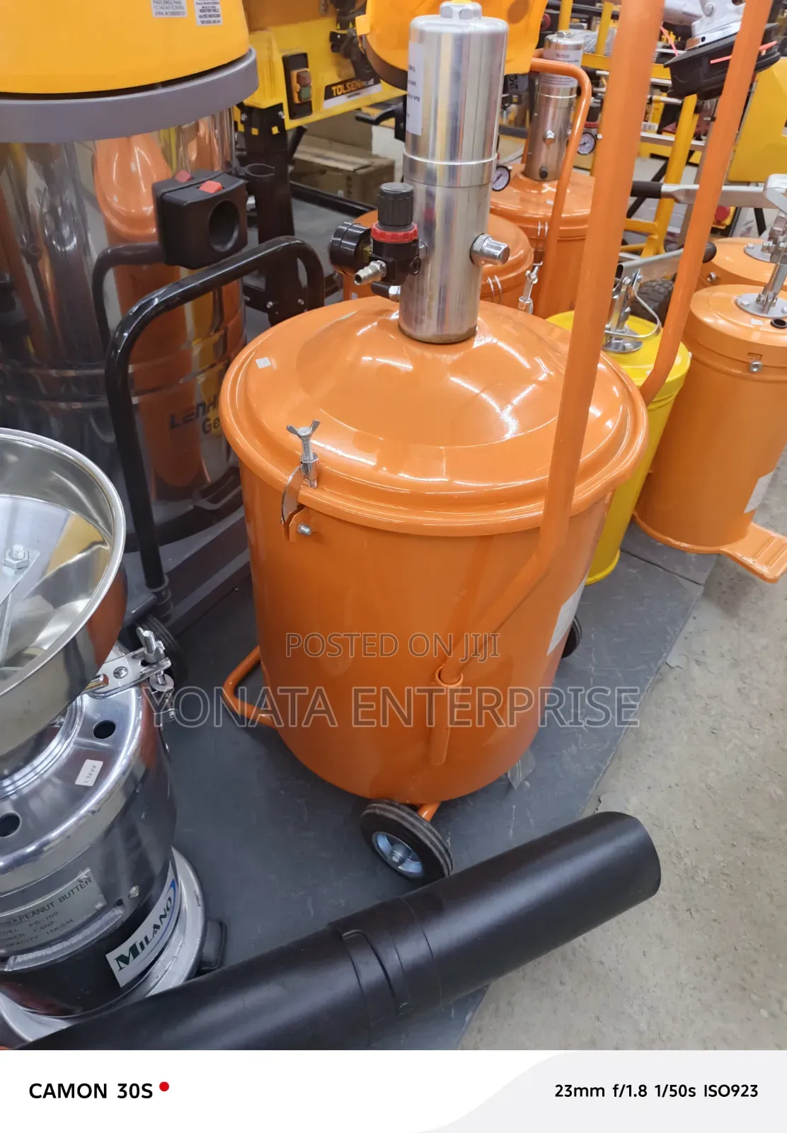 Lenhard Germany 30kgs Pneumatic Grease Bucket