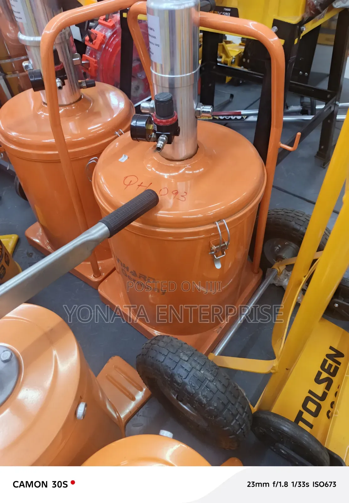 Lenhard Germany 30kgs Pneumatic Grease Bucket