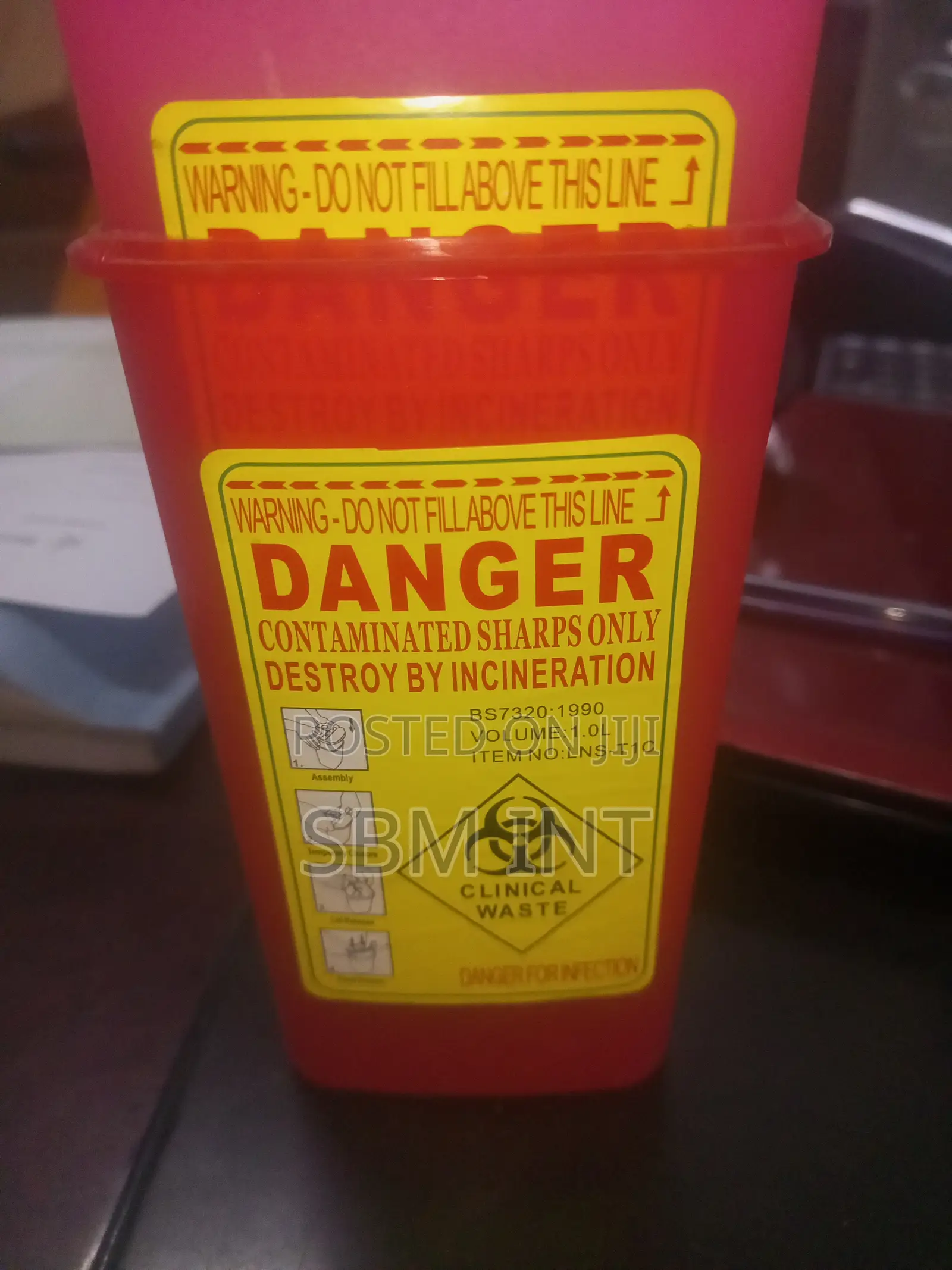 Sharp Syringe Container 1litre