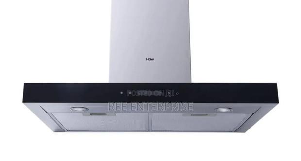 , 60cm Kitchen Chimney Hood – Black Grey