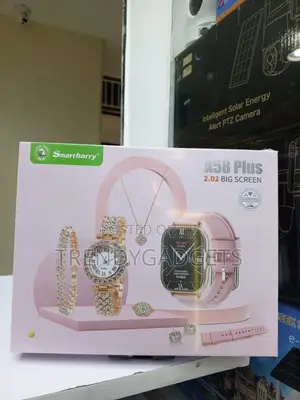 Smartberry A58 Plus Smartwatch Fitness Bluetooth Watch Set