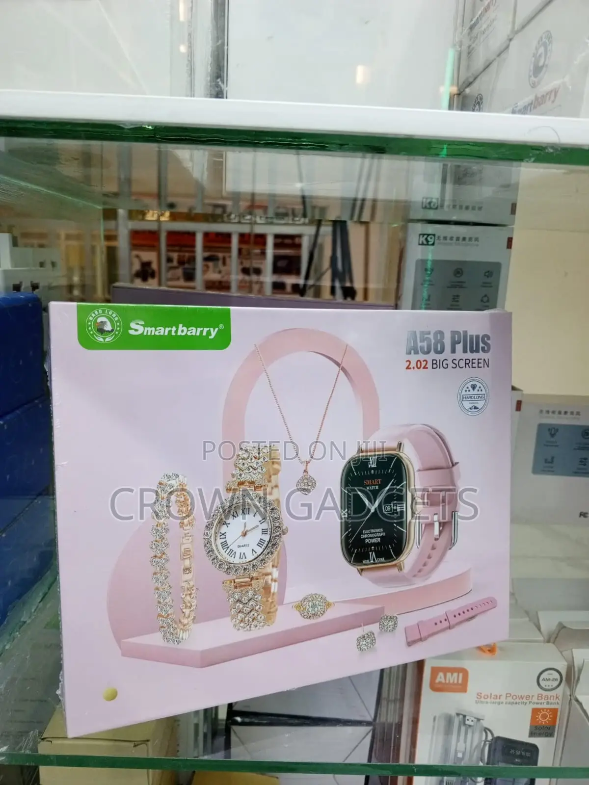 Smartberry A58 Plus 2.02” Smart Watch Gift Box Set