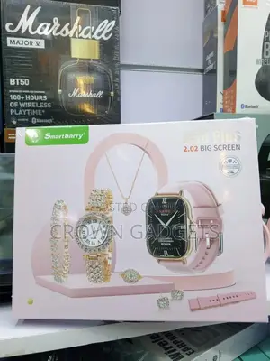 A58 Plus Luxury Smartwatch Set Necklace Bracelet Ring