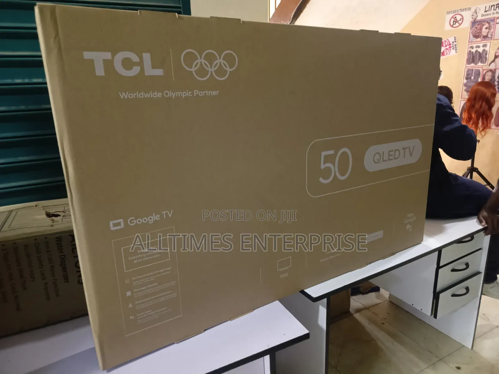 50" TCL 50t6c Googlecast Qled Tv Flameless