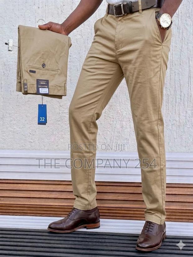 Quality Men Casual Official Khaki Trousers for Men Available - thumbnail 2