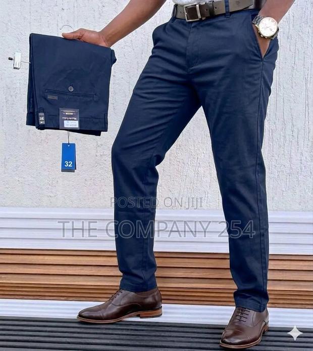 Quality Men Casual Official Khaki Trousers for Men Available - thumbnail 4