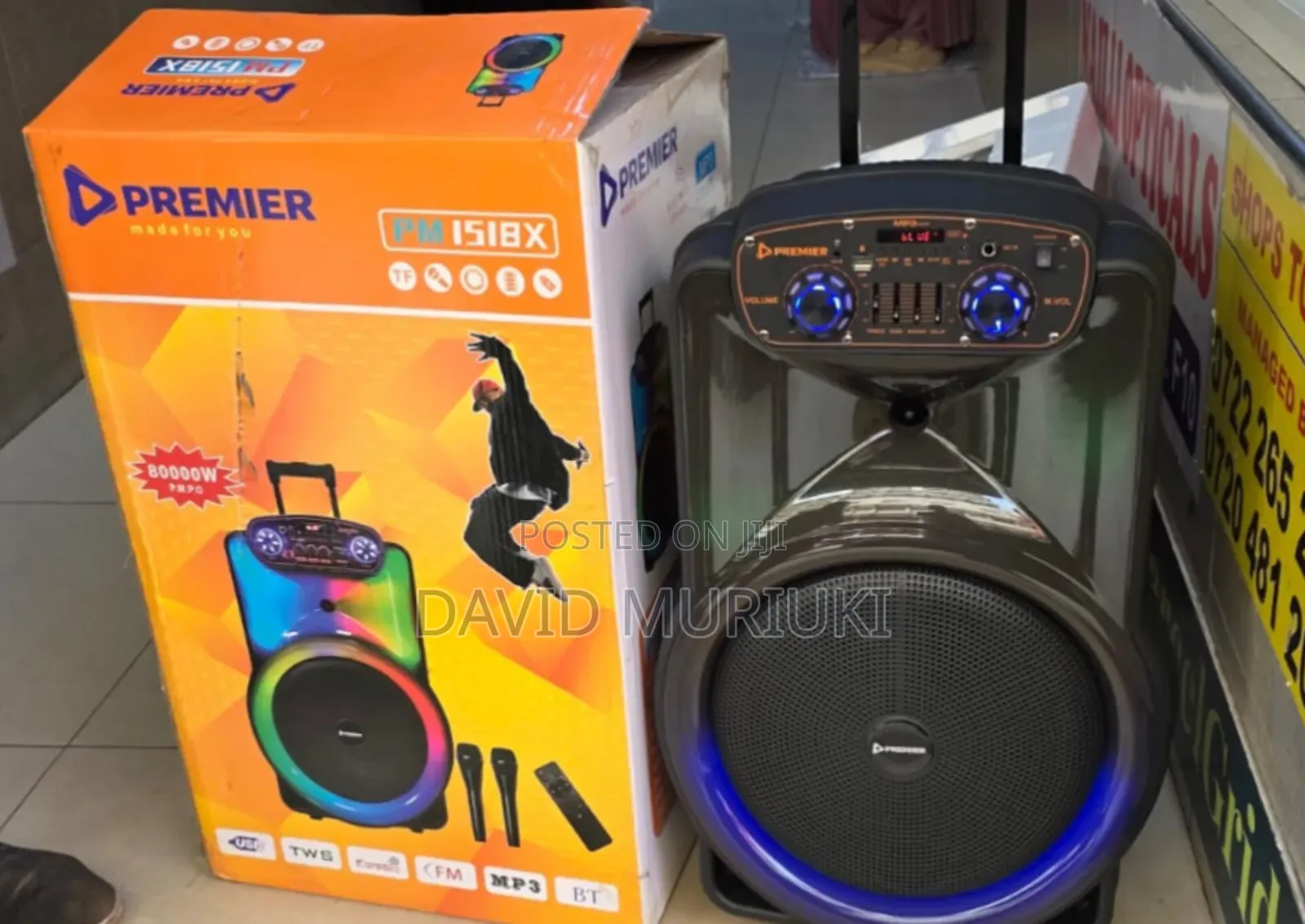 Premier 12inch Trolley Speakers.