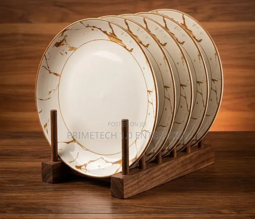 6pcs Gold Rapture Plates