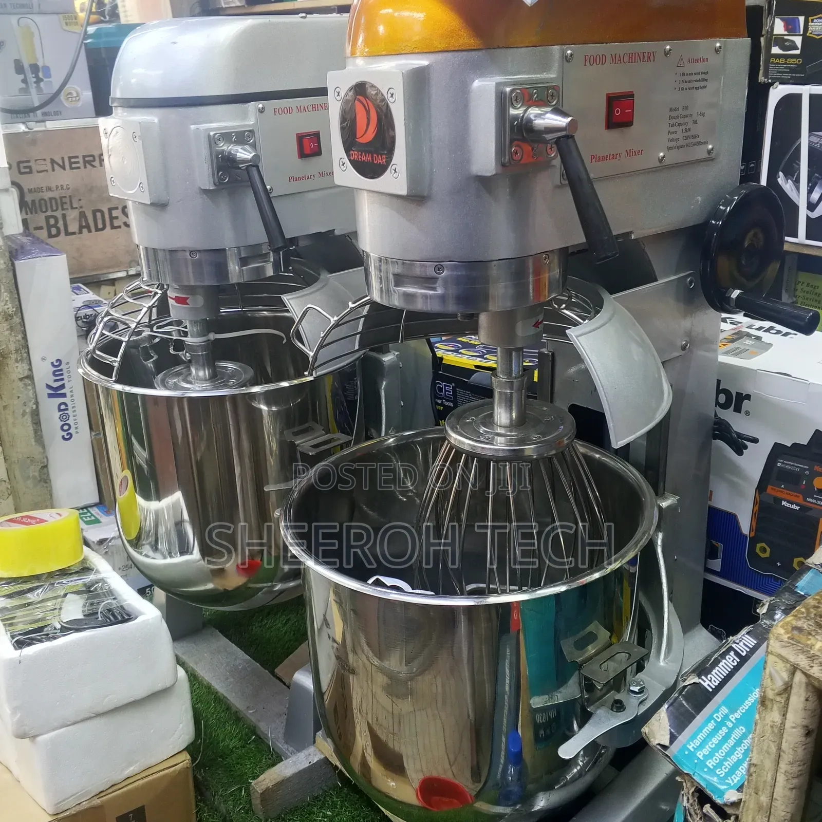 Electric Dough Mixer 30 Liters