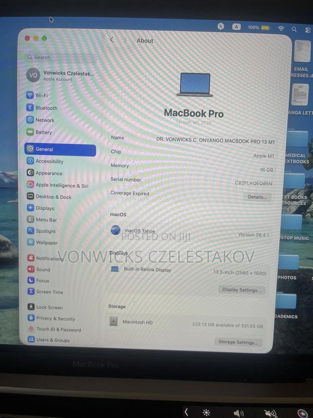 Laptop Apple MacBook Pro 2020 M1 16GB Apple M1 SSD 1T - thumbnail 8