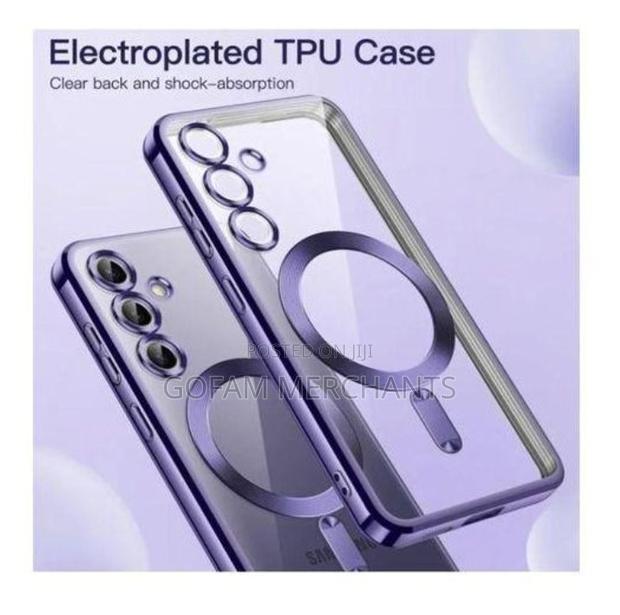 Samsung Galaxy A16 Transparent Magsafe Cover - Purple