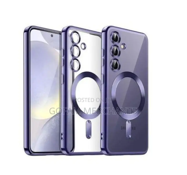 Samsung Galaxy A16 Transparent Magsafe Cover - Purple
