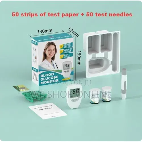 Glucometor Blood Glucose Monitoring Kit.