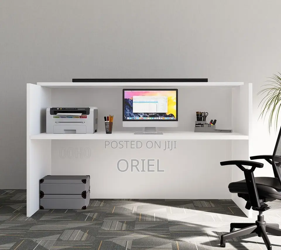 Office Desk : Contemporary Office Reception Desk