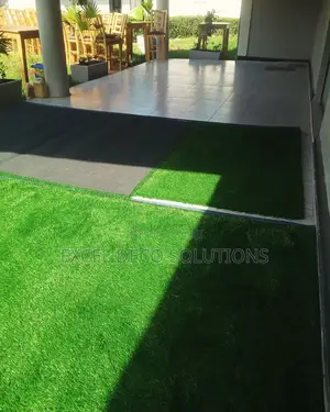 Grass Carpet With Natural Green Soft Surface Finish