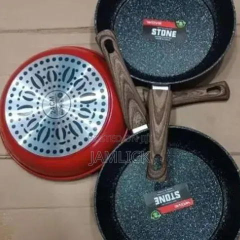 26cm Red Stone Pan - Js