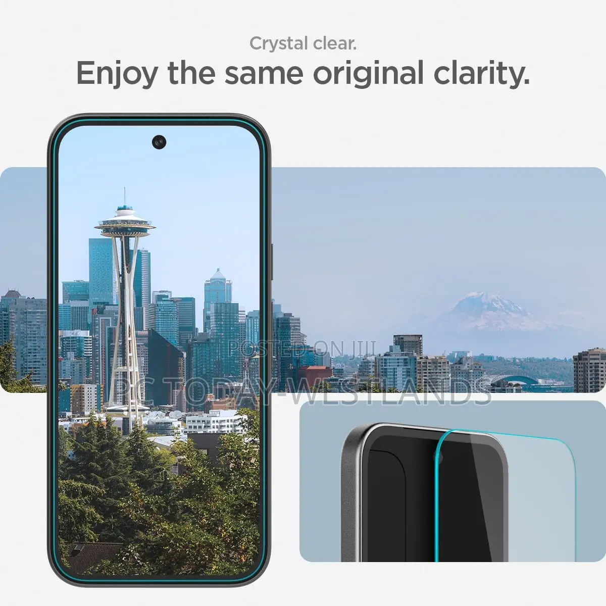 Spigen Tempered Glass Screen Protector Designed for Pixel 9a