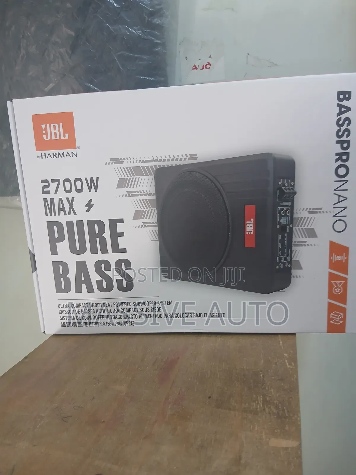 2700wats JBL Underseat Sub Woofer/ JBL Underseat Sub Woofer