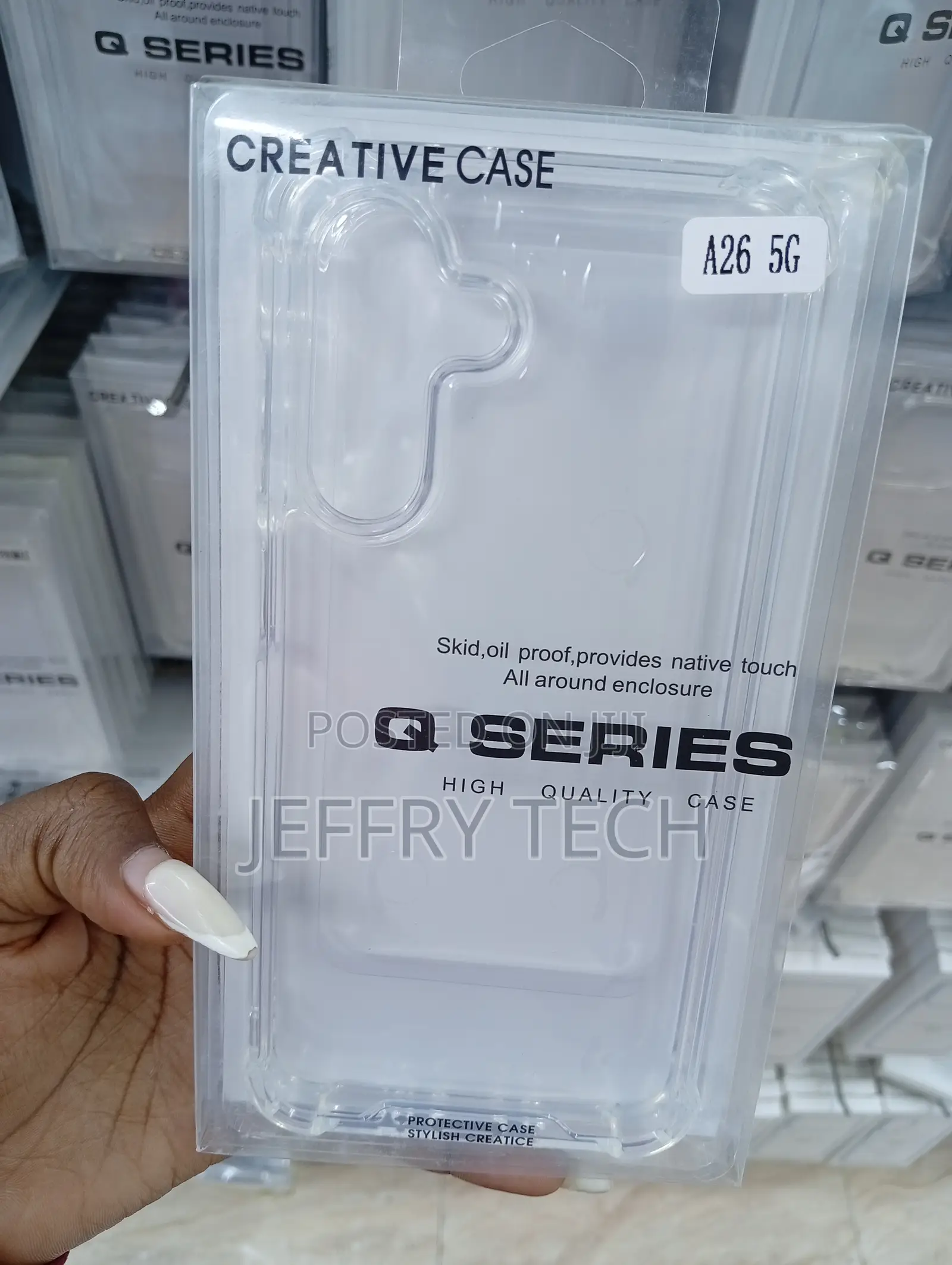Samsung Galaxy A26 Q Series Transparent Phone Case