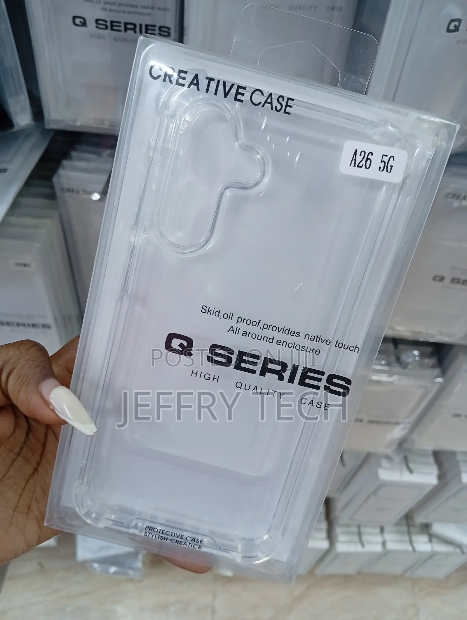 Samsung Galaxy A26 Q Series Transparent Phone Case