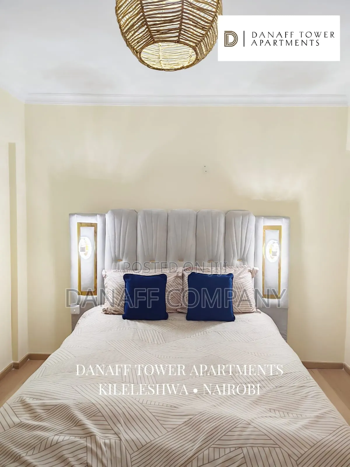 Furnished 2bdrm Apartment in Danaff Tower, Kileleshwa for rent