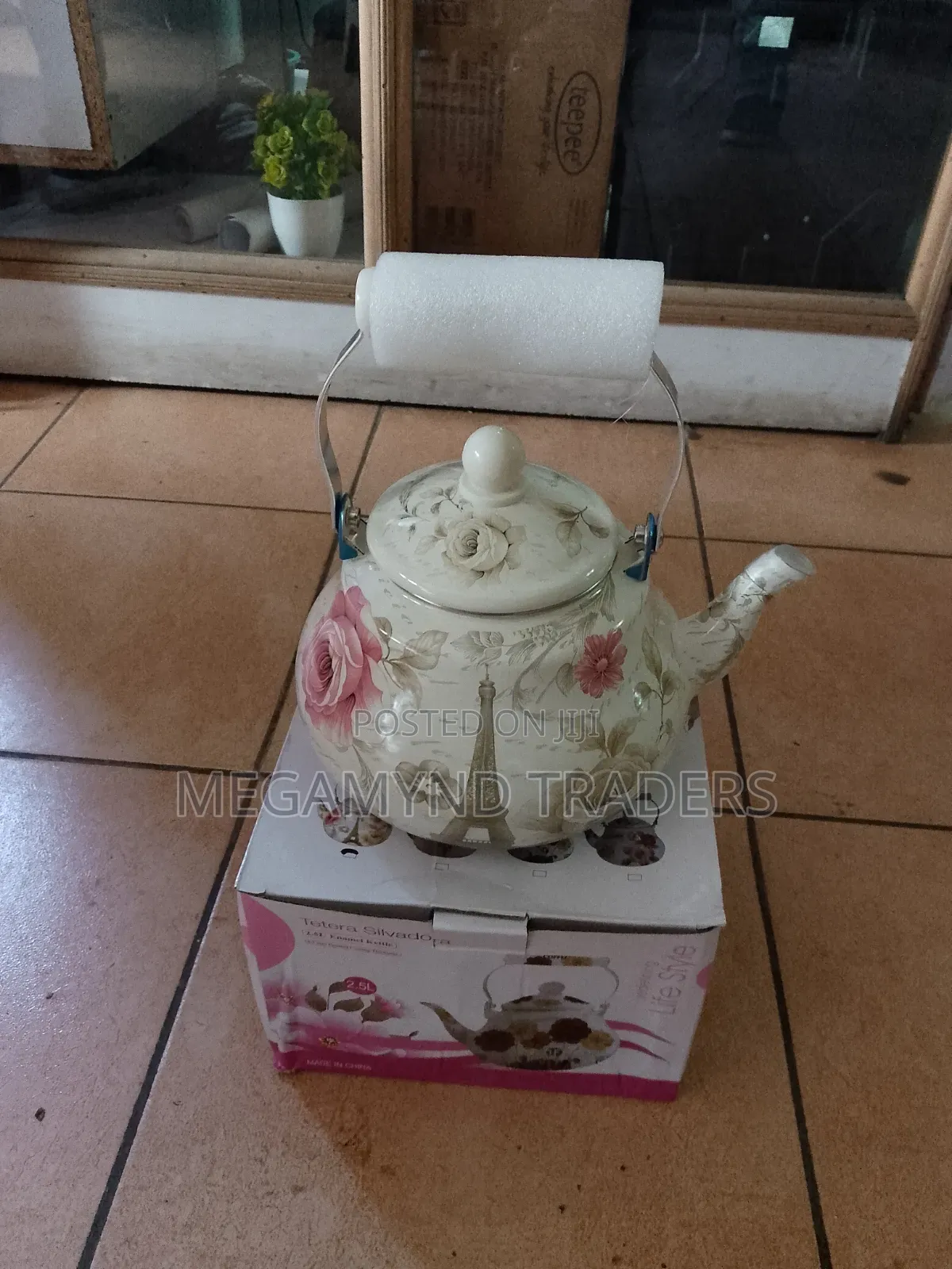 Enamel Kettle 2.8litre/Induction Tea Pot/Coffee Kettle