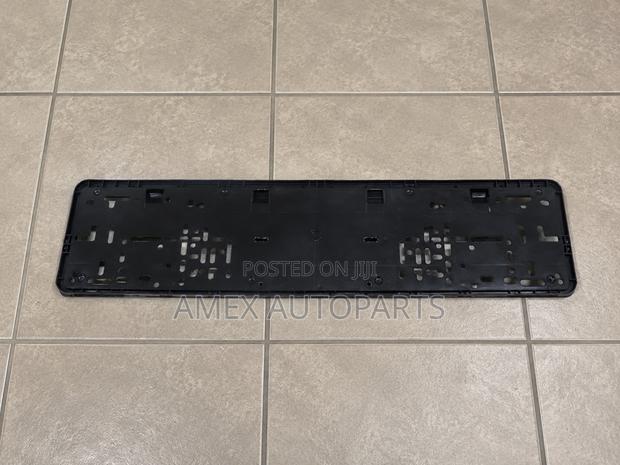 Number Plate Licence Holder Black Plastic Type -Oblong
