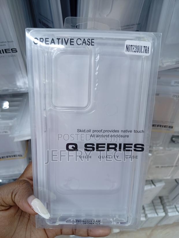 Samsung Galaxy Note20 Ultra Rigid Back and Flexible Bumper Sides Case