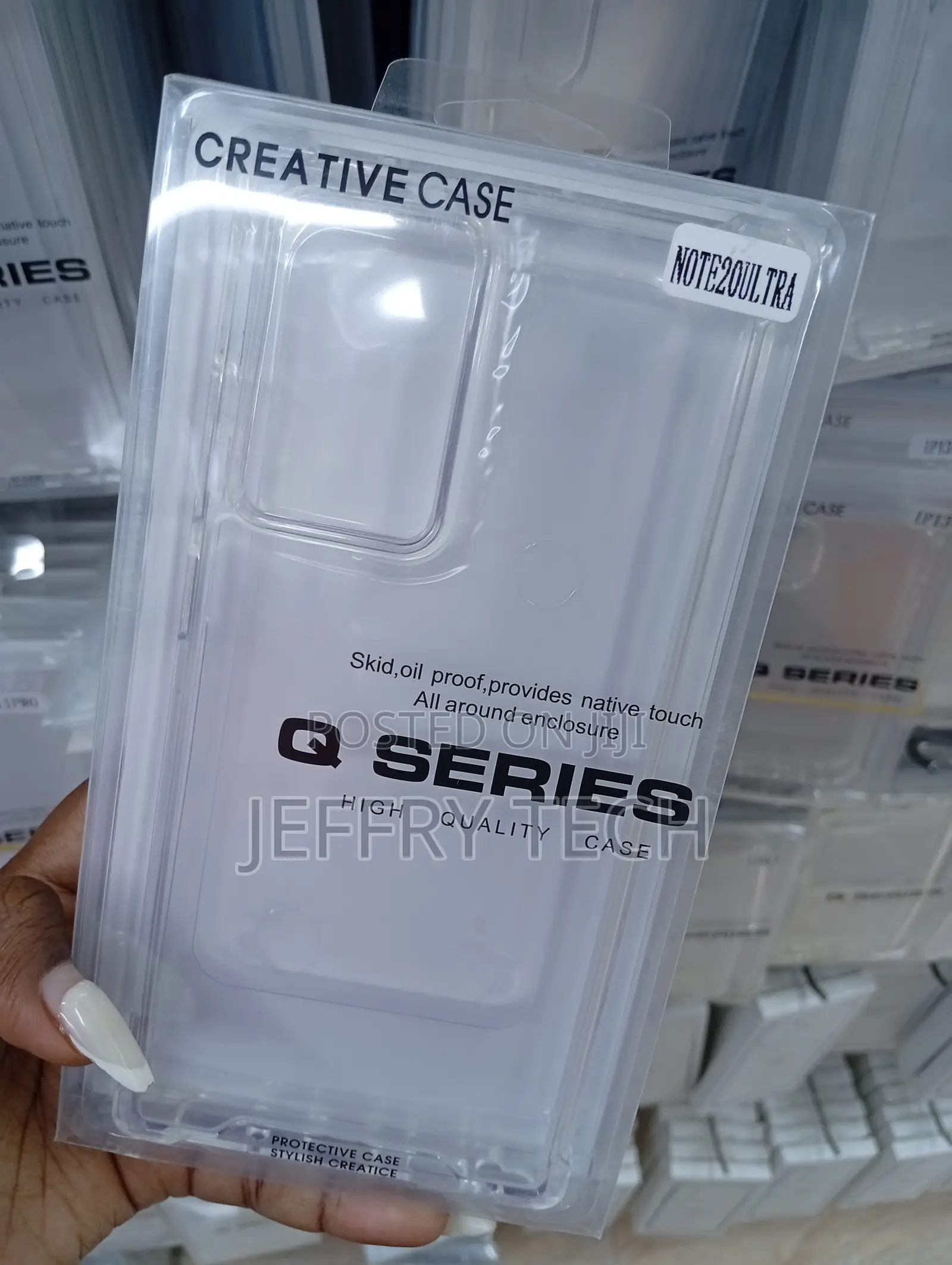 Samsung Galaxy Note20 Ultra Rigid Back and Flexible Bumper Sides Case