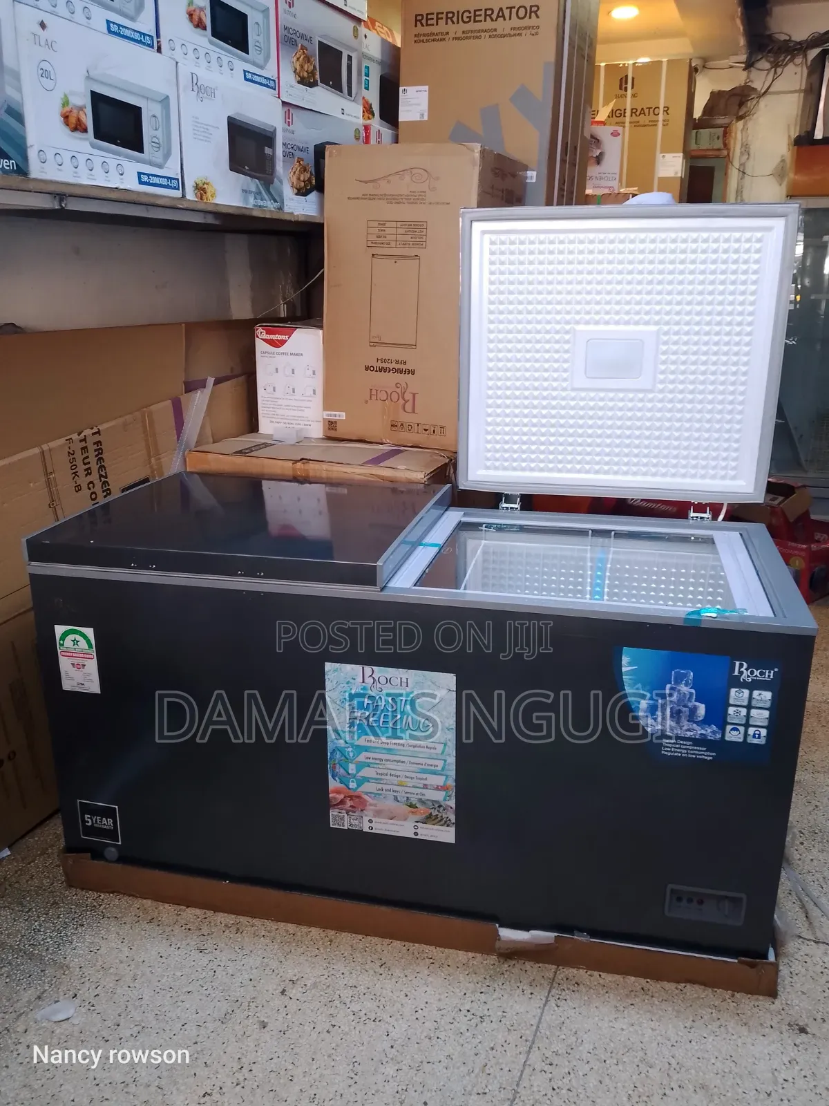 Roch Brand New Deep Freezer ( 450litres)