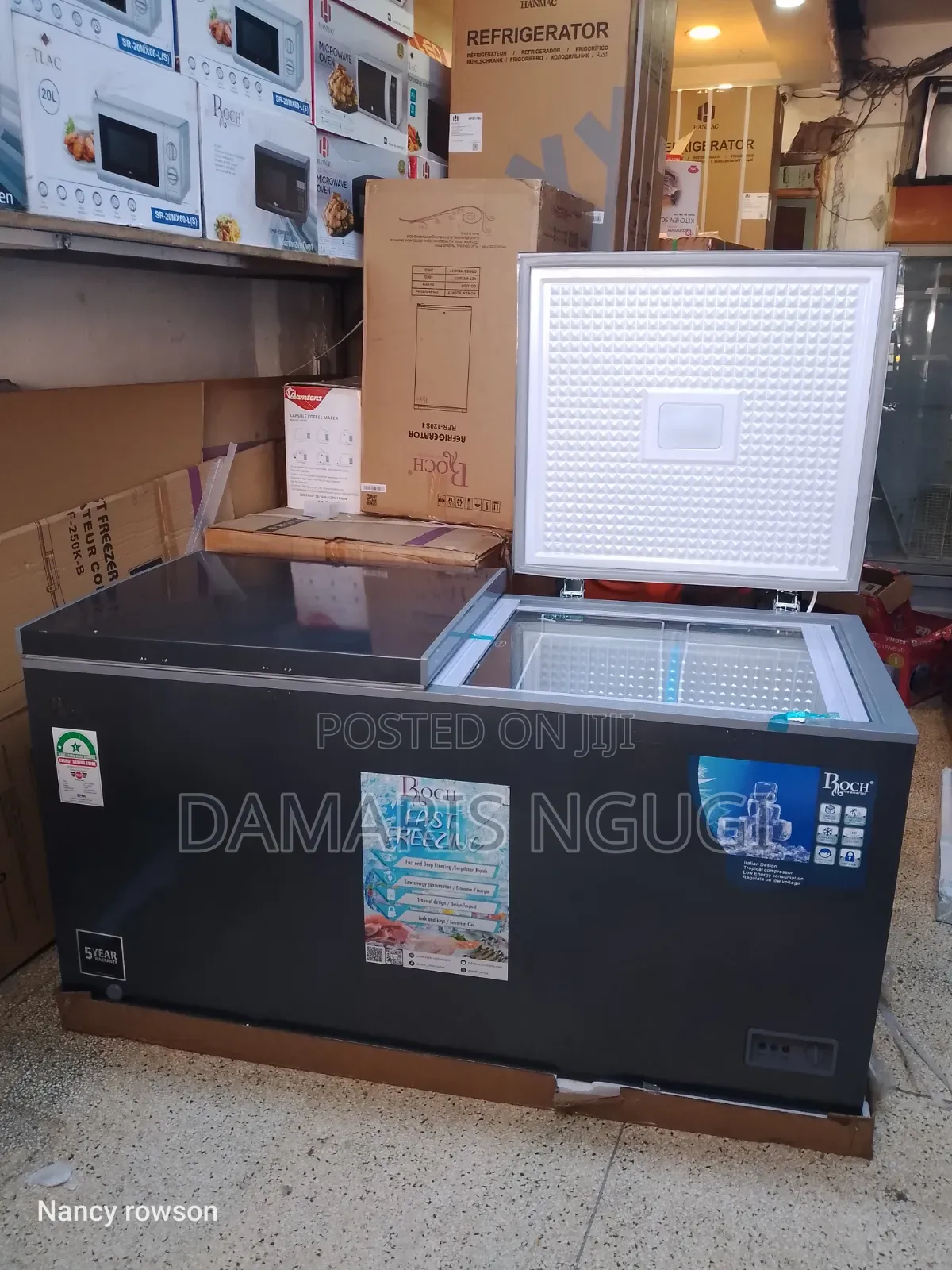 Roch Brand New Deep Freezer ( 450litres)