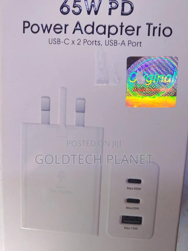 Samsung Charger 65w 25w 15 W Trio Slots