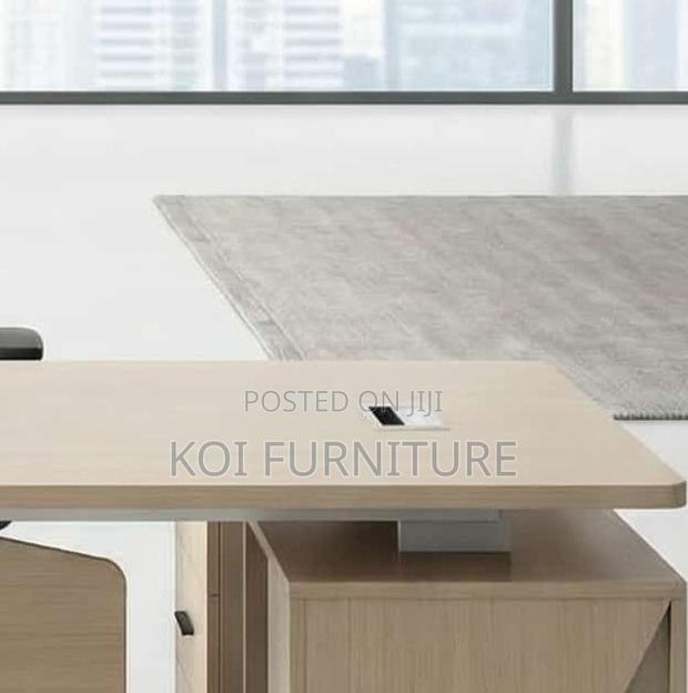 Office Desk; 1.8 Meters Spacious Ergonomic Design Executive Desk - thumbnail 3