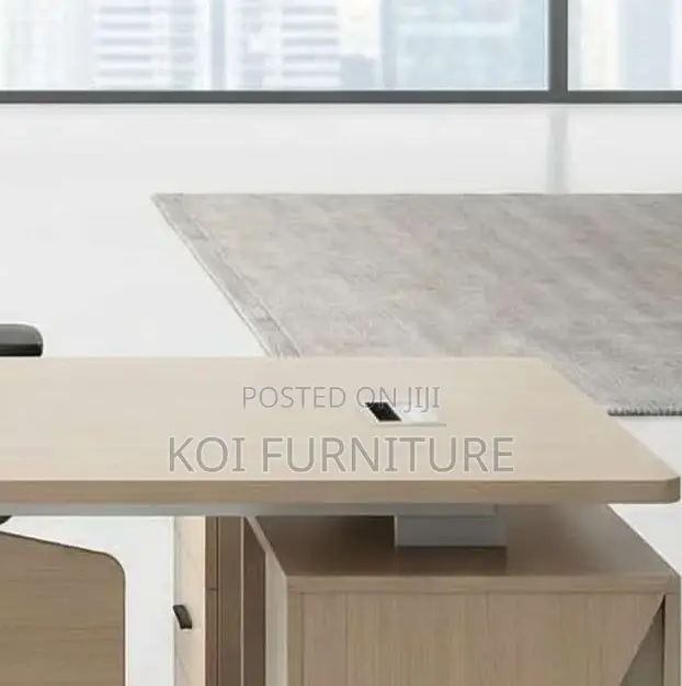 Office Desk; 1.8 Meters Spacious Ergonomic Design Executive Desk