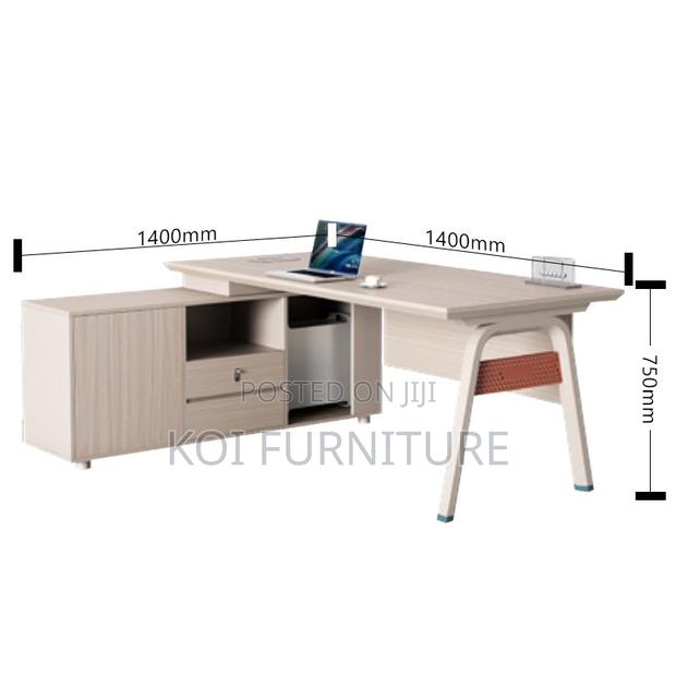 Office Desk; 1.8 Meters Spacious Ergonomic Design Executive Desk - thumbnail 4
