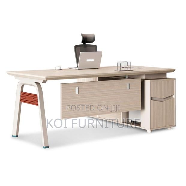 Office Desk; 1.8 Meters Spacious Ergonomic Design Executive Desk - thumbnail 9
