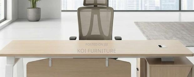 Office Desk; 1.8 Meters Spacious Ergonomic Design Executive Desk - thumbnail 10